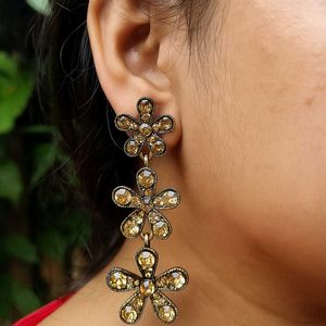 Floral Dangle Earrings