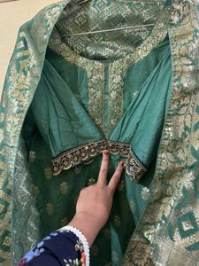 Elegant Teal Kurta Set
