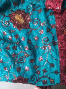 Embroidered Saree For Party
