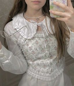 French Vintage Lace Details Camisole Top ✨