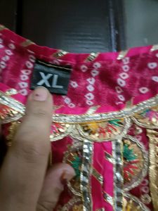Party Wear Dhoti Dress Xl With Potli Without Sleev