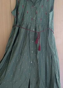 Green Dress Sleeveless