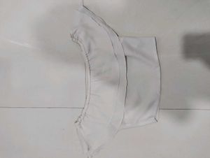 Women Western White Crop Top To Wear With Jeans Sk