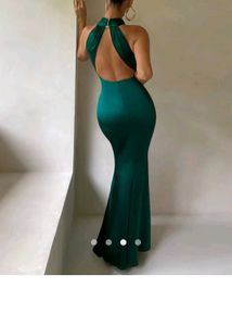 Emerald Green Knotted Bodycon Dress