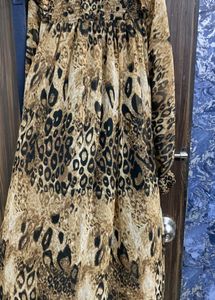 Cheetah Pattern Dress