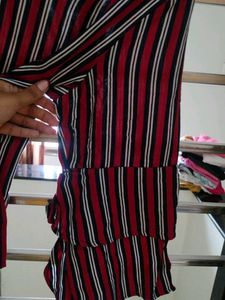 Striped Bell Sleeve Top