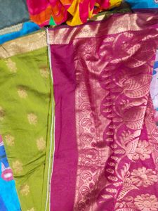 Elegant Green Saree