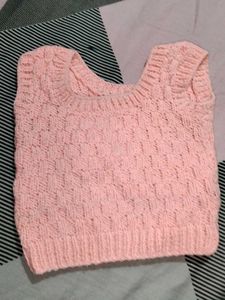 Cute Knitted handmade Baby Vest
