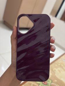 Burgundy Iphone 16 Back Cover