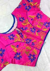 Pink Embroidered Blouse