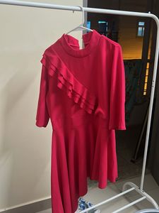 Pink Asymmetric Tunic Top