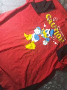 Red Donald Duck Tee