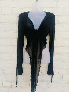 Black Net Top&Shrug