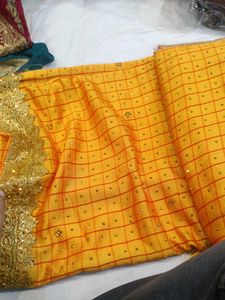Elegant Embroidered Saree