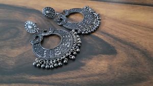 Oxidized Earrings &amp; Ring