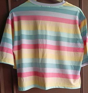 Multicolour Rainbow Kawai Tshirt