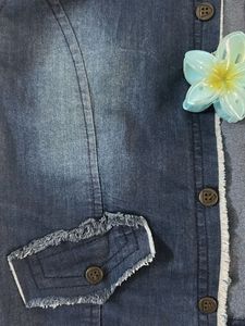 Blue Denim Vest