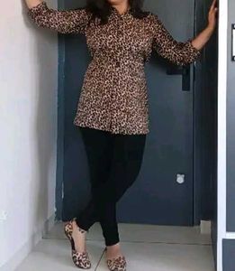 Leopard Print Tunic