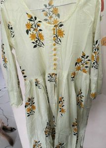 Floral Print Kurta