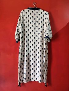Floral Print A-line Kurti