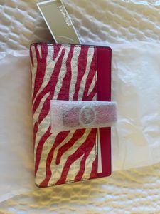 Michael Kors Pink Zebra Print Wallet
