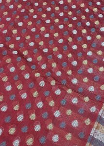 GRAND BANARASI WOVEN DESIGN COTTON SAREE 💜