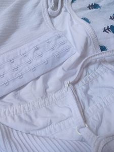 White Corset Tank Top