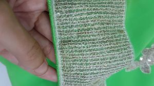 Green Embroidered Saree