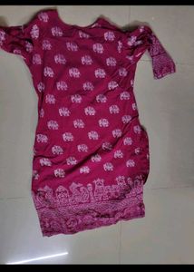 Elephant Print Kurta for women