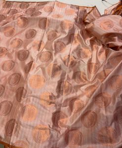 Saree with stitched blouse