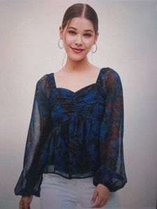 Floral Chiffon Blouse