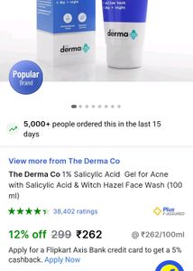 The Derma Co 1% Salicylic Acid Gel Face Wash