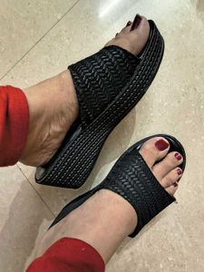 New Black Women Flats