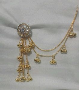 Golden Jhumki Earrings
