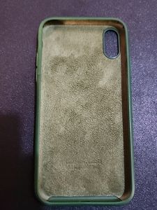 APPLE Original Green Silicone Case For iPhone X/Xs