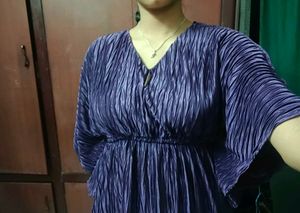 Purple Kaftan Style Dress