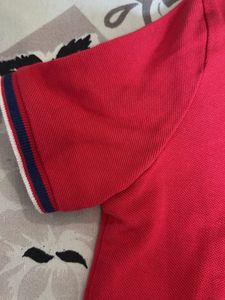Boys Red Polo T-Shirt