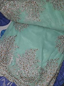 Embroidered Saree