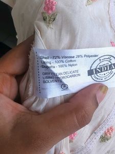 Floral Embroidered Kurti Set