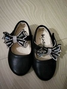 Kids Black Bow Mary Janes