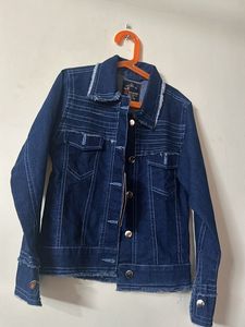 blue denim jacket