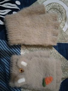 Cute Plush Mittens