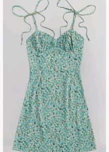 Aahwan Deep Neck Floral Dress