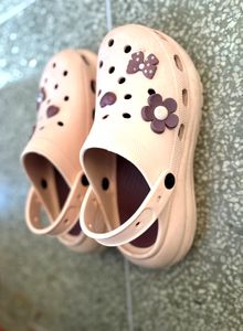 Pink Crocs