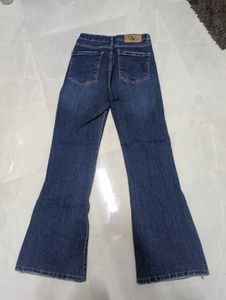 Premium Midnight Blue Whisker Bootcut Jeans