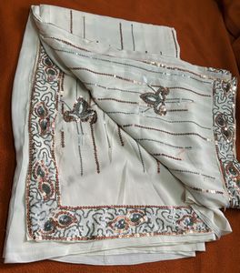 Elegant Sequin Embellished Scarf