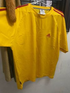 Adidas Yellow Training Tee
