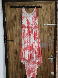 Stylish Dress, Floral Print, Sleevless