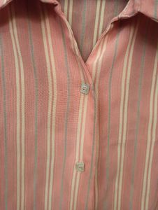 Striped Button-Down Shirt