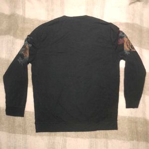 Graphic Print Long Sleeve Tee [C4]